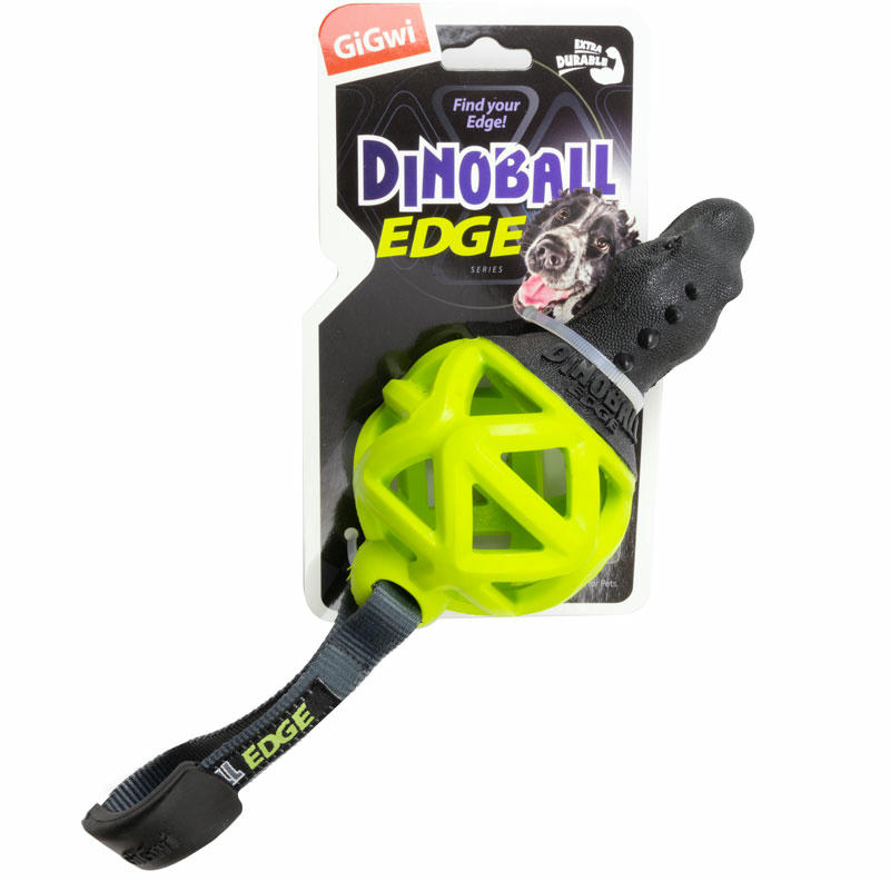 75428 Игрушка для собак Динобол Т-рекс Эдж 13см, серия DINOBALL EDGE
