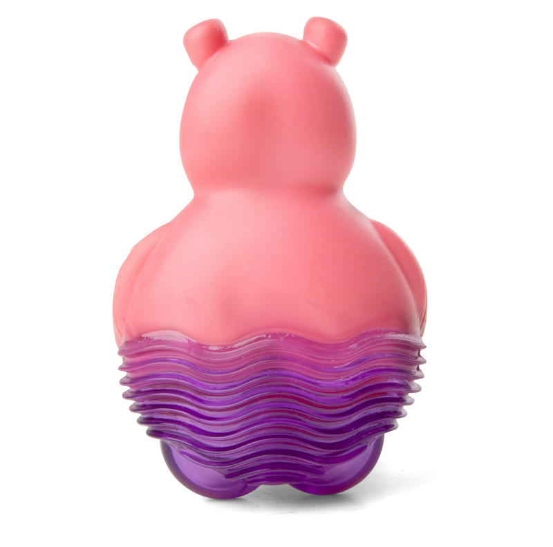 75425 Игрушка для маленьких собак Бегемотик с пищалкой 9см, серия SUPPA PUPPA