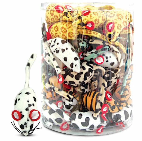 Игрушка для кошек "Мышь", 75мм (туба 60шт.), Triol