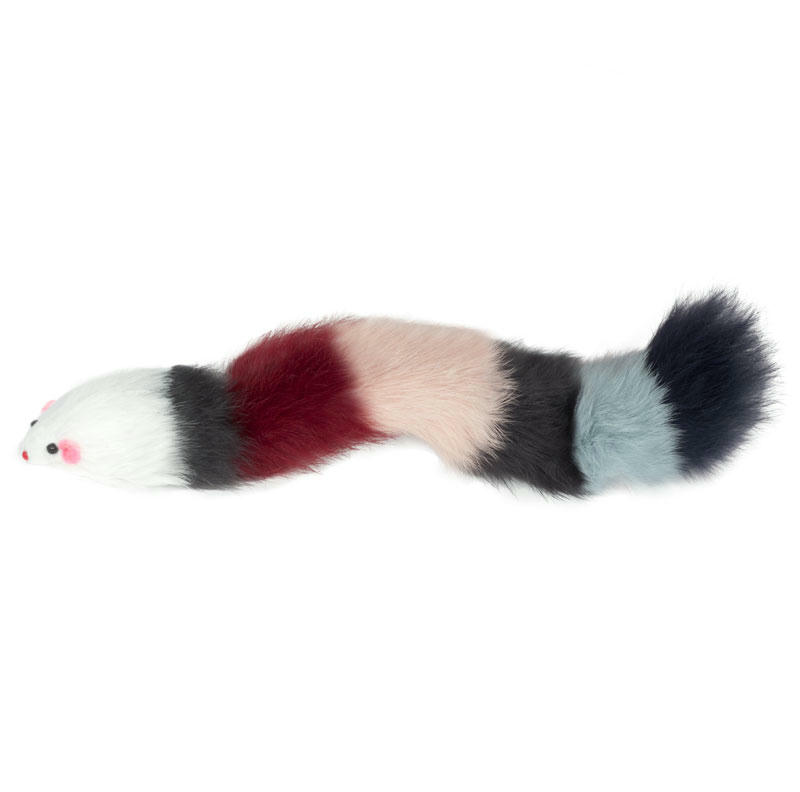 Игрушка для кошек "Мышь-погремушка разноцветная", 290-305мм (пакет 24шт.), Triol