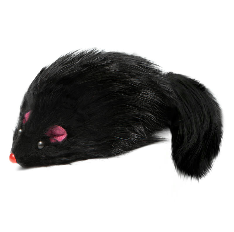 Игрушка для кошек "Мышка цветная", 60-65мм (уп.3шт.), Triol