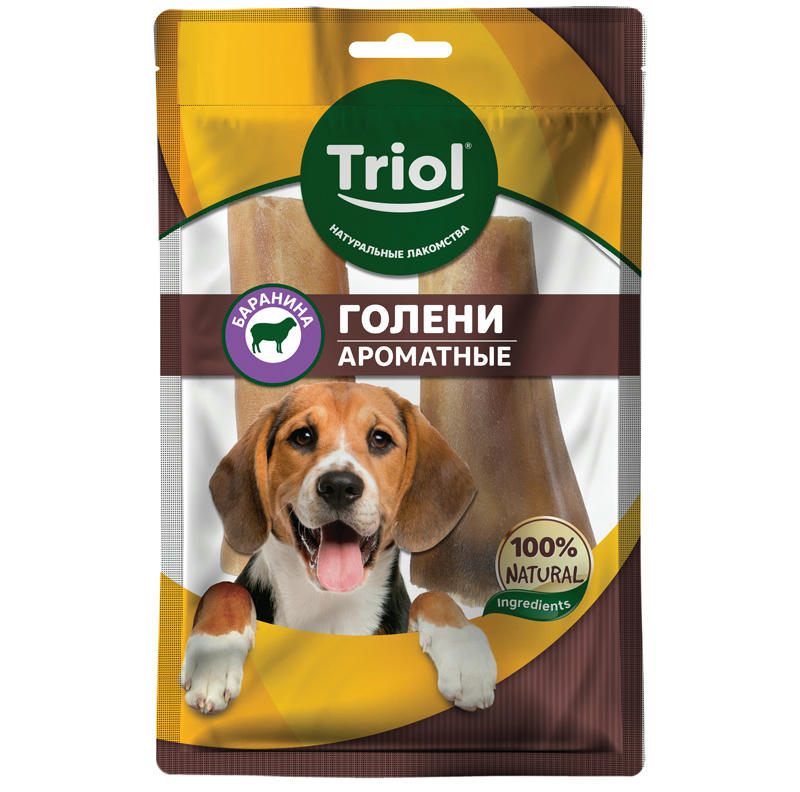 Голени бараньи ароматные для собак, 65г, Triol
