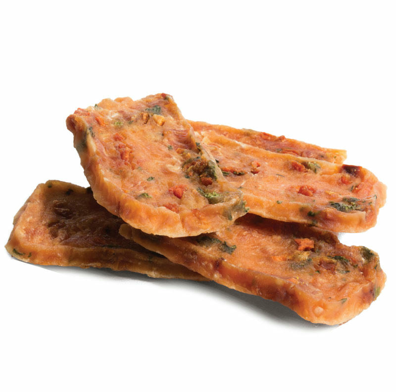 Мясные ломтики из индейки с морковью и шпинатом для собак, 70г, Triol