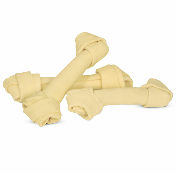 Кости жевательные узловые белые, 25см (пакет 10шт.), серия DENTAL, Triol
