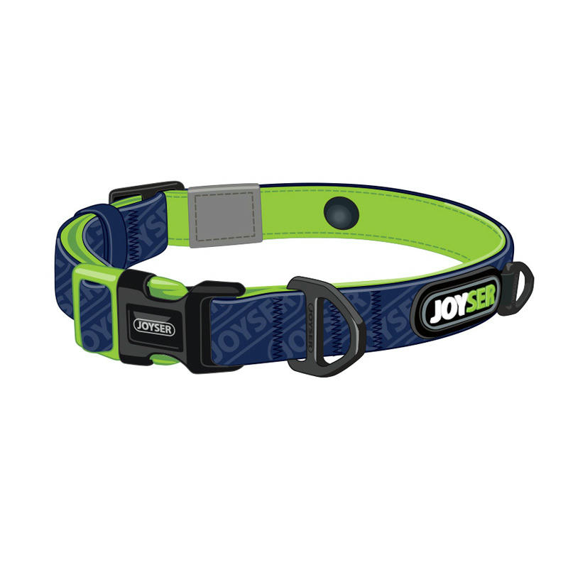 Ошейник для собак JOYSER Walk Base Collar XL синий с зеленым