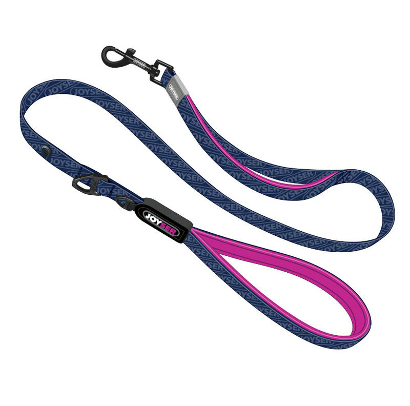 Поводок для собак JOYSER Walk Base Leash S синий с розовым