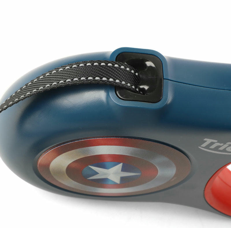 Поводок-рулетка для собак Marvel Капитан Америка M, 5м до 20кг, лента, Triol-Disney