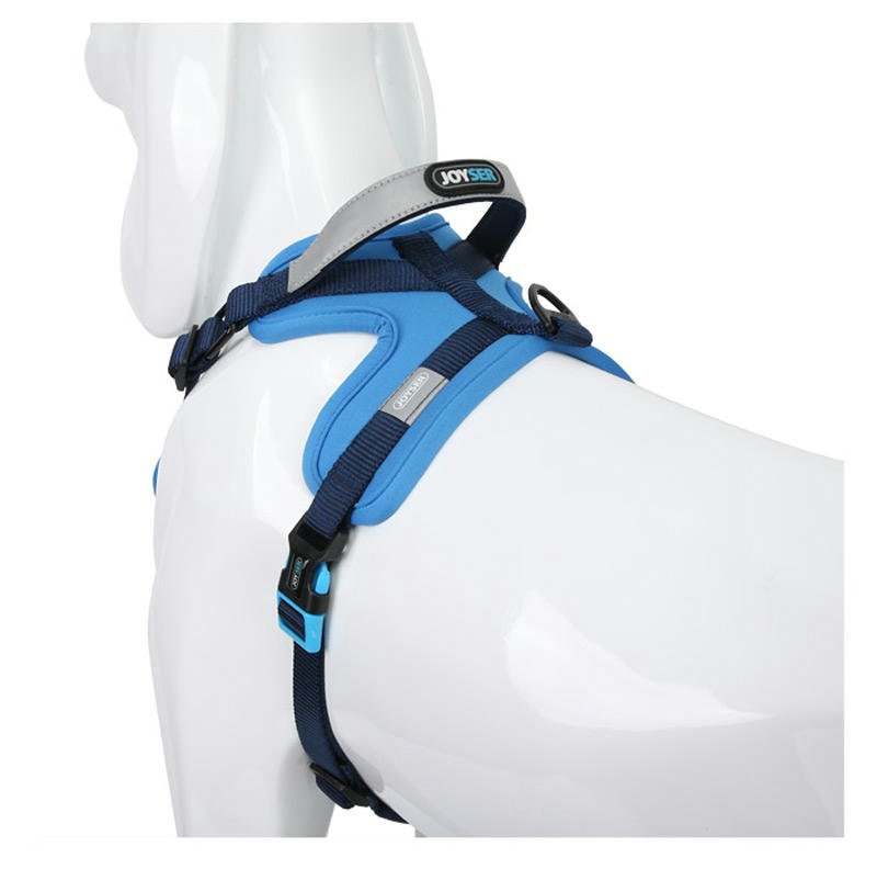 Шлейка для собак JOYSER Walk Soft Harness L голубая