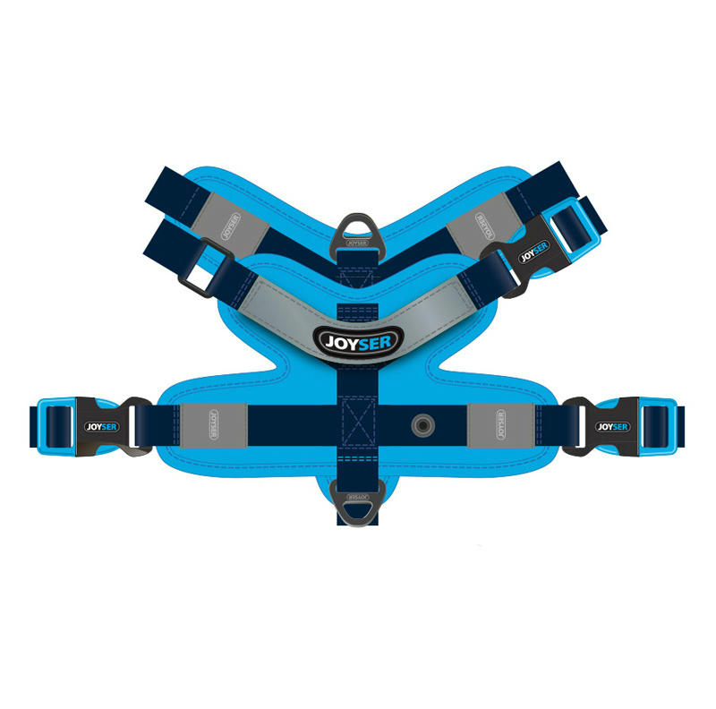 Шлейка для собак JOYSER Walk Soft Harness L голубая