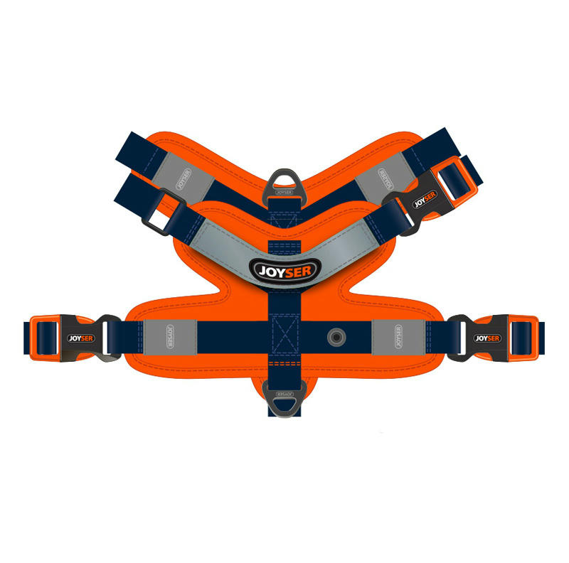 Шлейка для собак JOYSER Walk Soft Harness M оранжевая