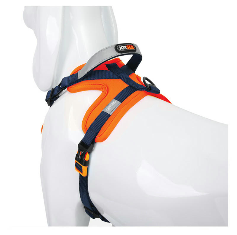 Шлейка для собак JOYSER Walk Soft Harness M оранжевая