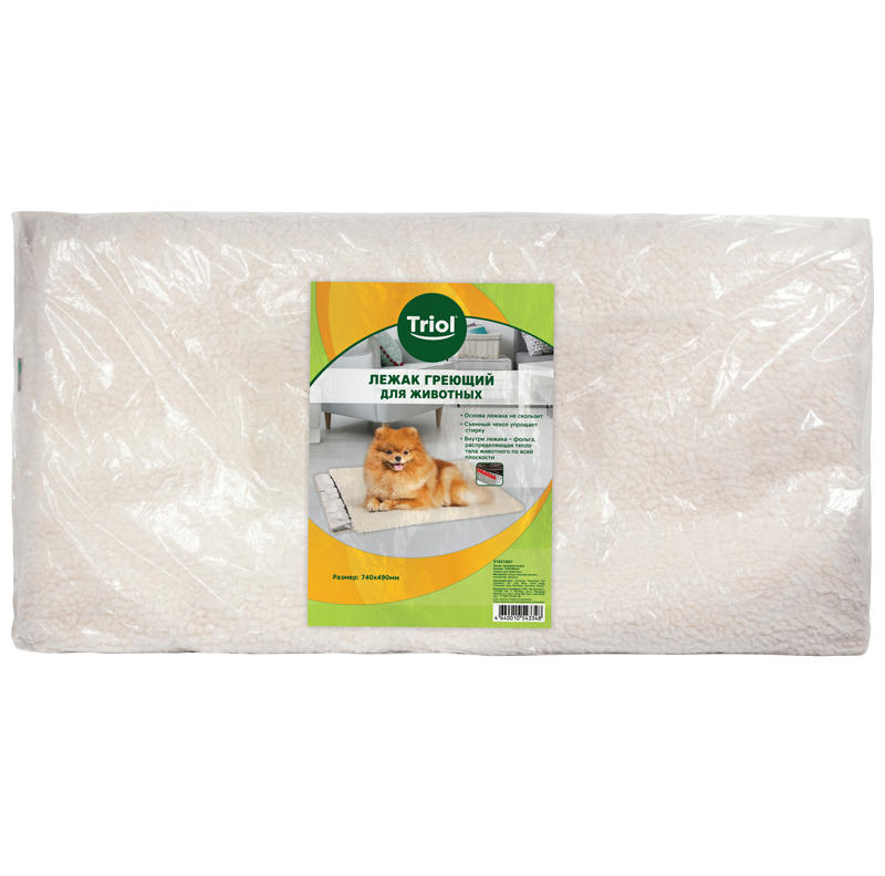 Лежак греющий малый, 740*490мм, Triol