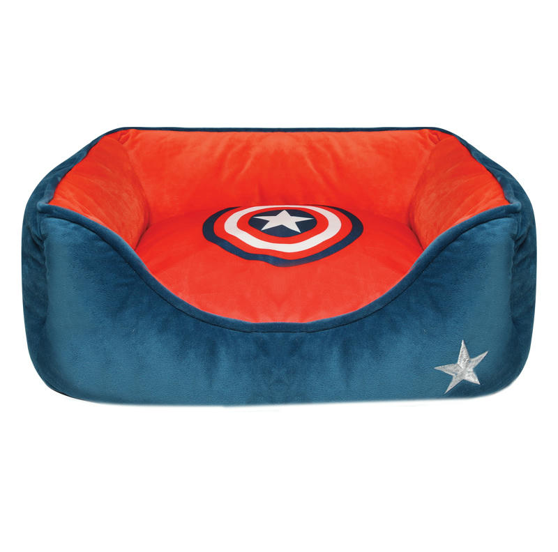 Лежанка прямоугольная Marvel Капитан Америка S, 470*370*170мм, Triol-Disney
