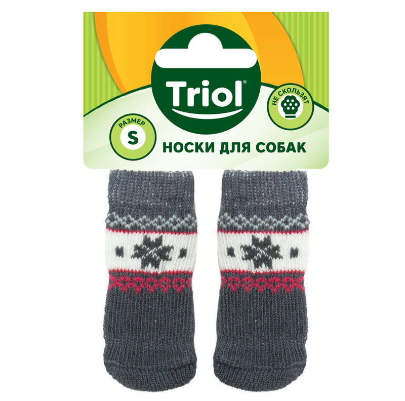 Носки для собак "Снежинка", размер S, Triol