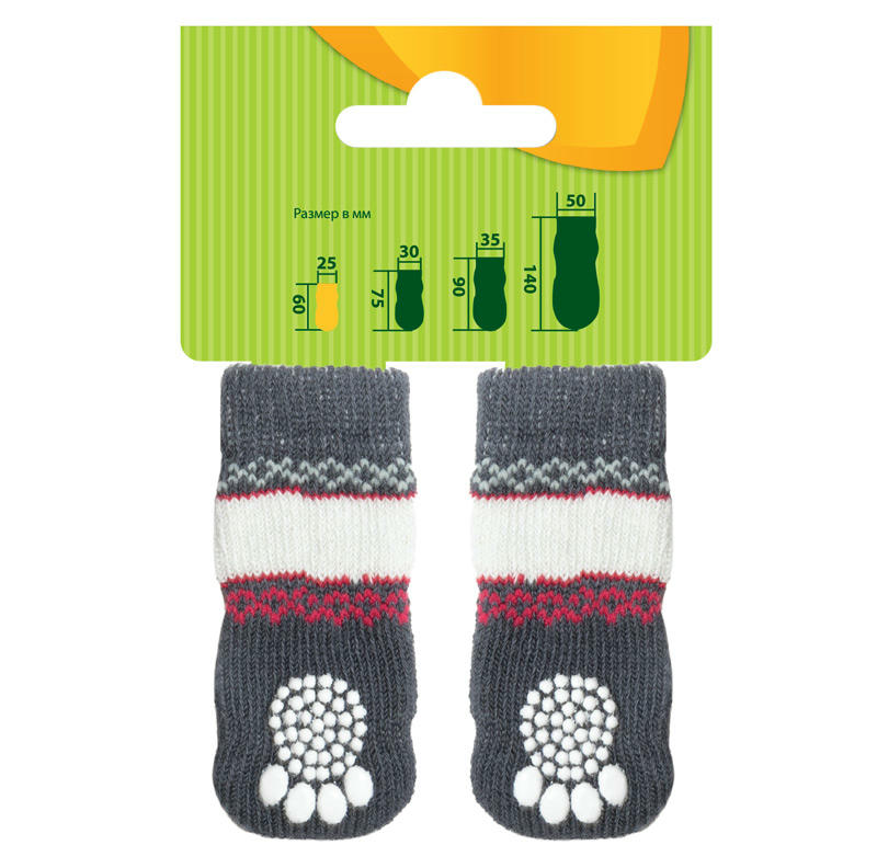 Носки для собак "Снежинка", размер S, Triol
