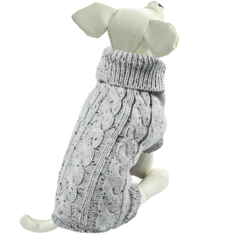 Свитер "Косички" XS, серый, размер 20см, Triol