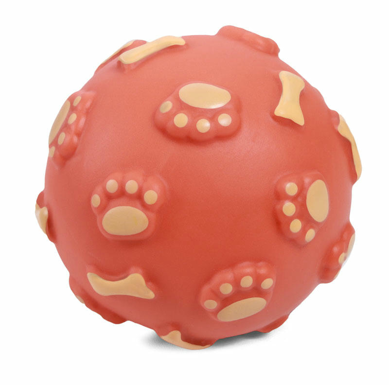 Игрушка для собак "Мяч с лапками и косточками", d75мм, Triol