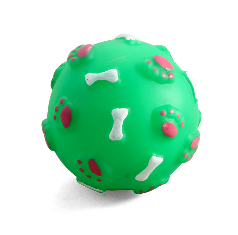 Игрушка для собак "Мяч с лапками и косточками", d75мм, Triol